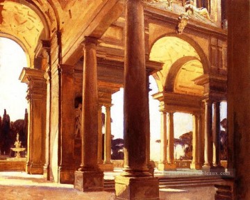  singer tableaux - Une étude de l’architecture Florence John Singer Sargent